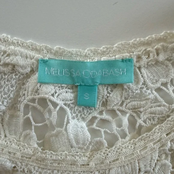 Melissa Odabash Ivory Crochet Lace Maxi Coverup - Picture 3 of 3